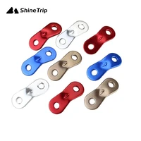 outdoor camping aluminum alloy umbrella rope buckle tent pull rope accessories s open rope buckle small key chain