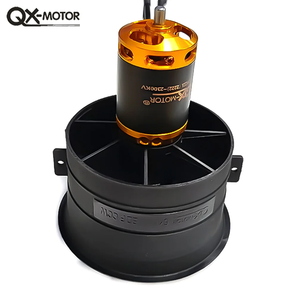 QX-Motor QF2822 2100KV 2300KV 3300KV 4300KV 64 мм EDF 12 лопастей CW CCW Бесщеточный двигатель для
