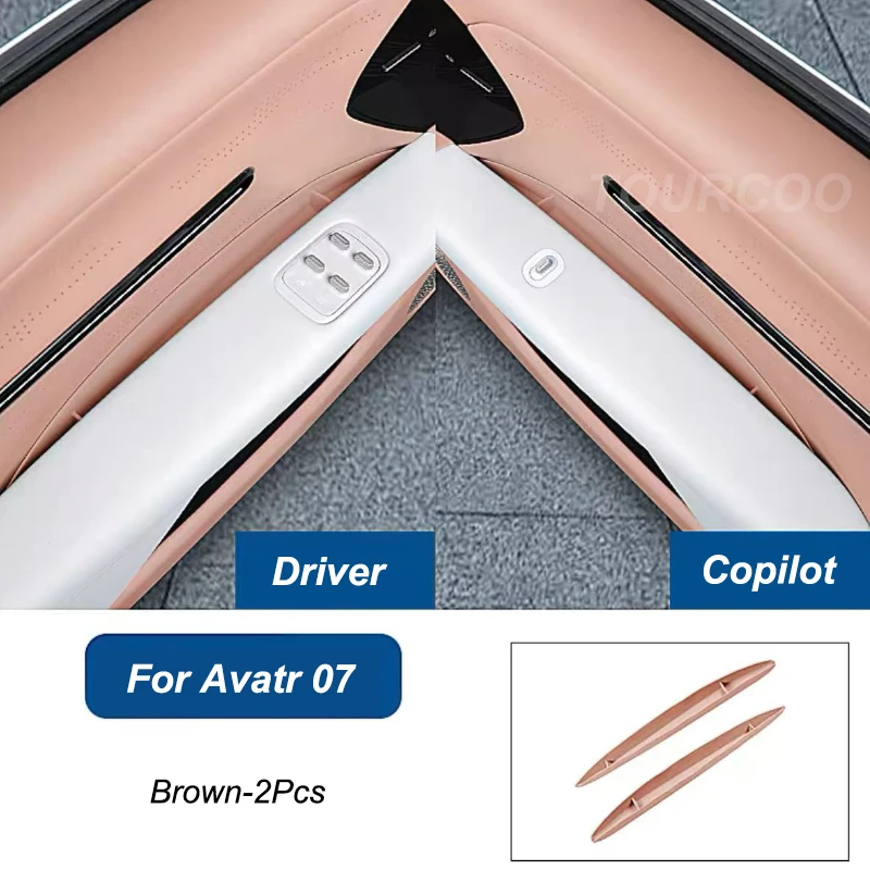 

Для Avatr 07 2024, дверная ручка, силиконовый ящик для хранения, край двери, коврик для хранения швов, Стайлинг автомобиля, модифицированные аксессуары