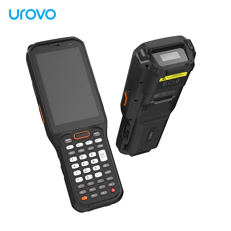 Фото Промышленный PDA-терминал UROVO RT40 с 4-дюймовым экраном Android, защищенный по стандарту IP68, сканер штрих-кодов, RFID-ридер, портативное устройство с промышленной клавиатурой №1