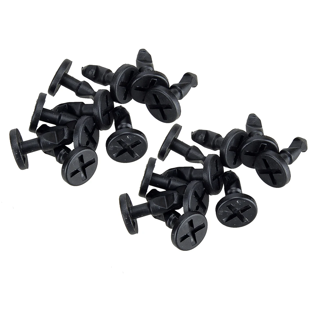 

50Pcs Car Engine Compartment Trim Panel Cover Plate Screw Clip Black Plastic Fit for Porsche Cayenne 2003-2010 95557271000