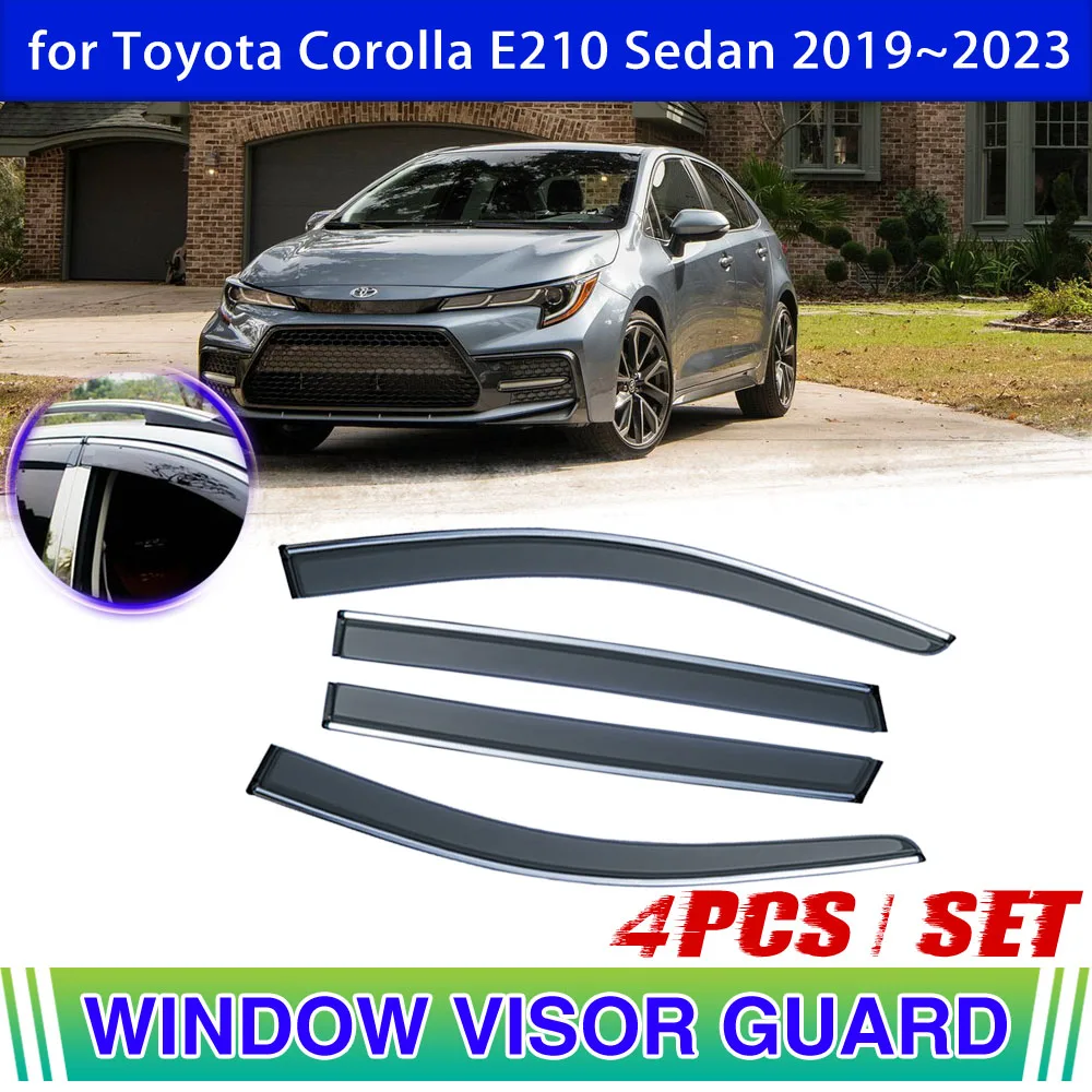 Автомобильный оконный козырек для Toyota Corolla E210 Altis Sedan 2019 ~ 2023 навес двери от солнца