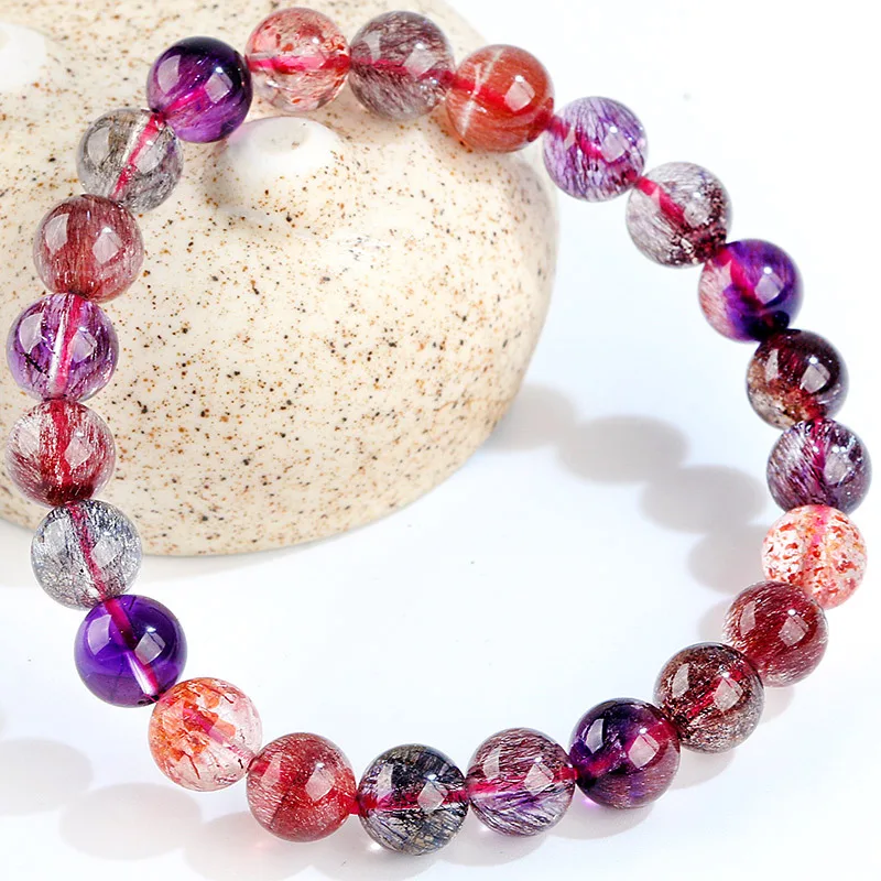 Фиолетовая слюдяная пленка для браслета Super Seven Crystal