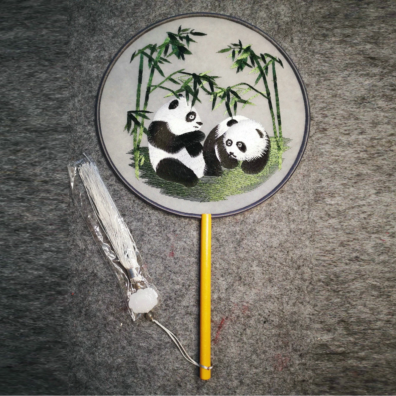 Китайские кисточки круглые шелковые вентиляторы для танцев Tang Qipao Hanfu аксессуары