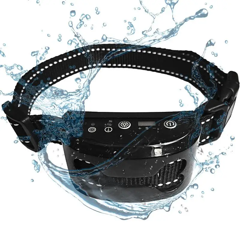 

Waterproof Auto Anti Humane Bark Training Collar Control Stop Dog Barking Adjustable Electric Rechargeable ShockSafe 2021 New