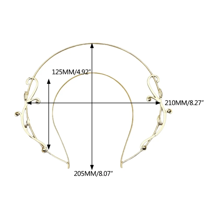 Новогодний обруч унисекс для волос взрослых повязка на голову в святой форме с