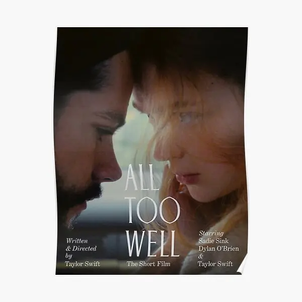 

All Too Well Film Poster Vintage Funny Painting Mural Picture Home Decor Print Decoration Modern Room Wall Art No Frame