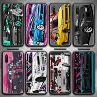tokyo jdm drift sports car phone case for xiaomi mi note 10 lite mi 9t pro xiaomi 10 cc9 9se