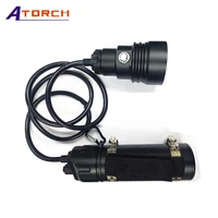 factory d02 canister diving flashlight xhp70 diving torch