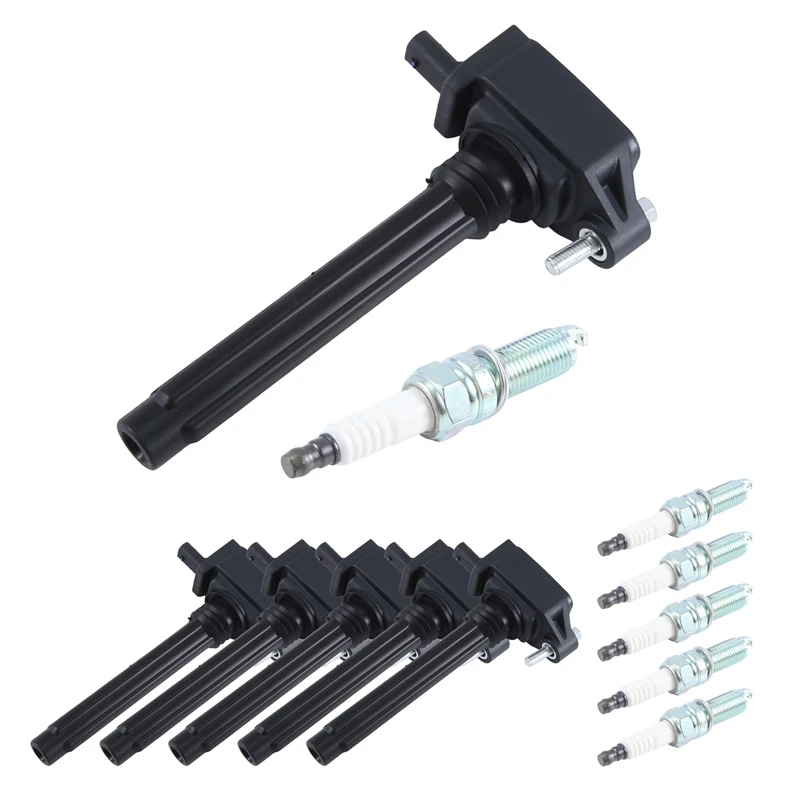 Катушка зажигания и Свеча UF648 6 упаковок 5149168AH SILZKR7B11 для Dodge Jeep Ram 3.6l запасные части