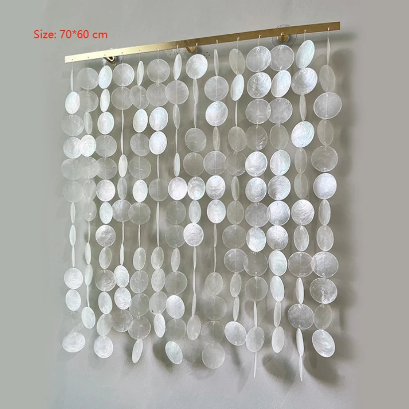 

Wall decoration shell pendant handmade shell decoration painting wind chimes pendant Home decoration pendant