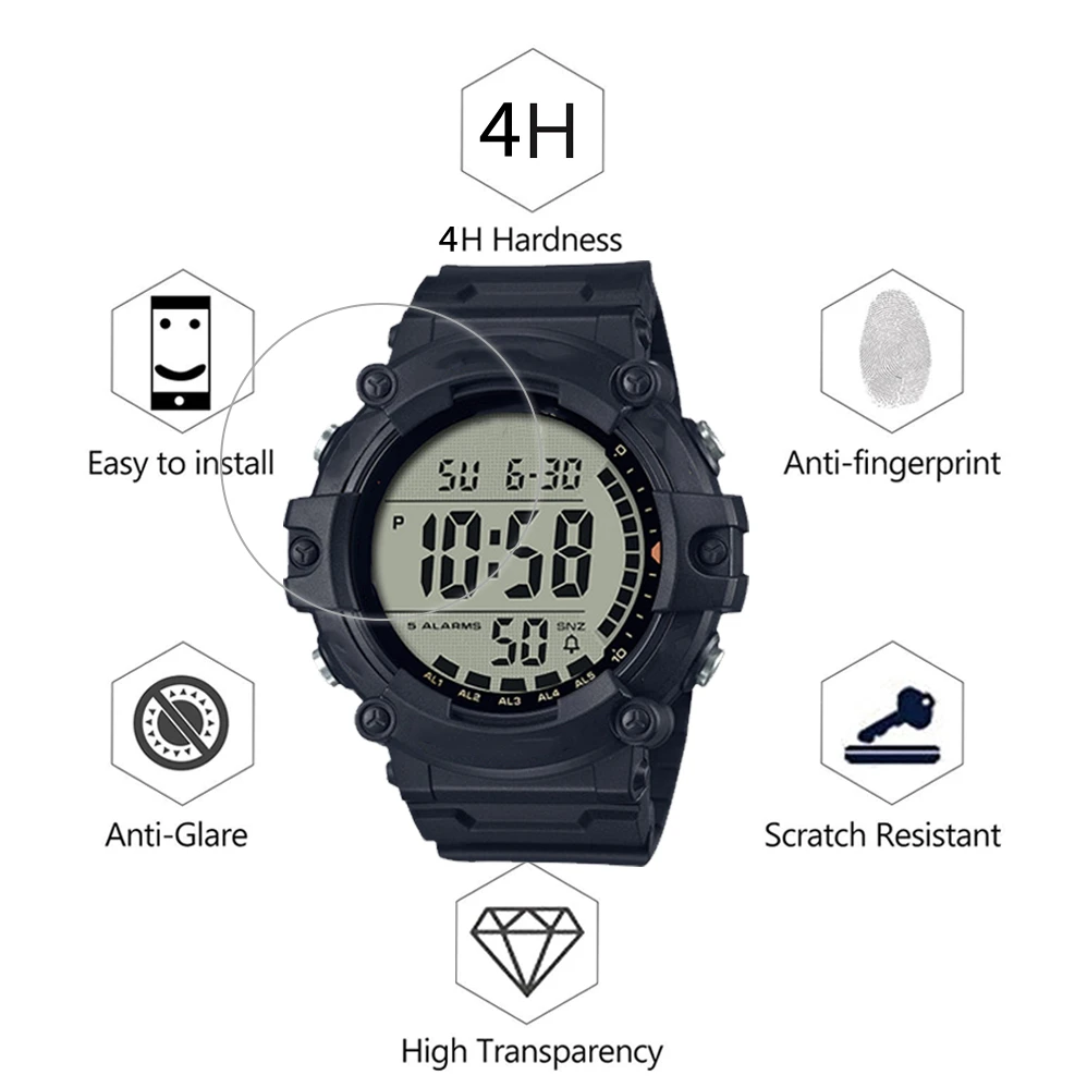 1-3 шт. Взрывозащищенная защитная пленка для часов |