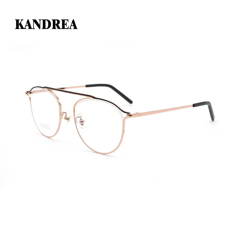 

KANDREA Vintage Fashion Cateye Eyeglasses Frame Retro Eyewear for Women Men Optical Myopia Prescription Glasses Spectacles J3017