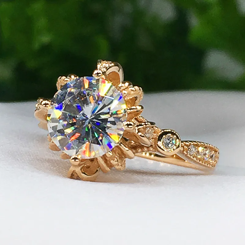 WUKALO Women Fashion Finger Rings with Crystal CZ Stone Modern Engagement Wedding Party Stylish Lady's Accessories New Jewelry |