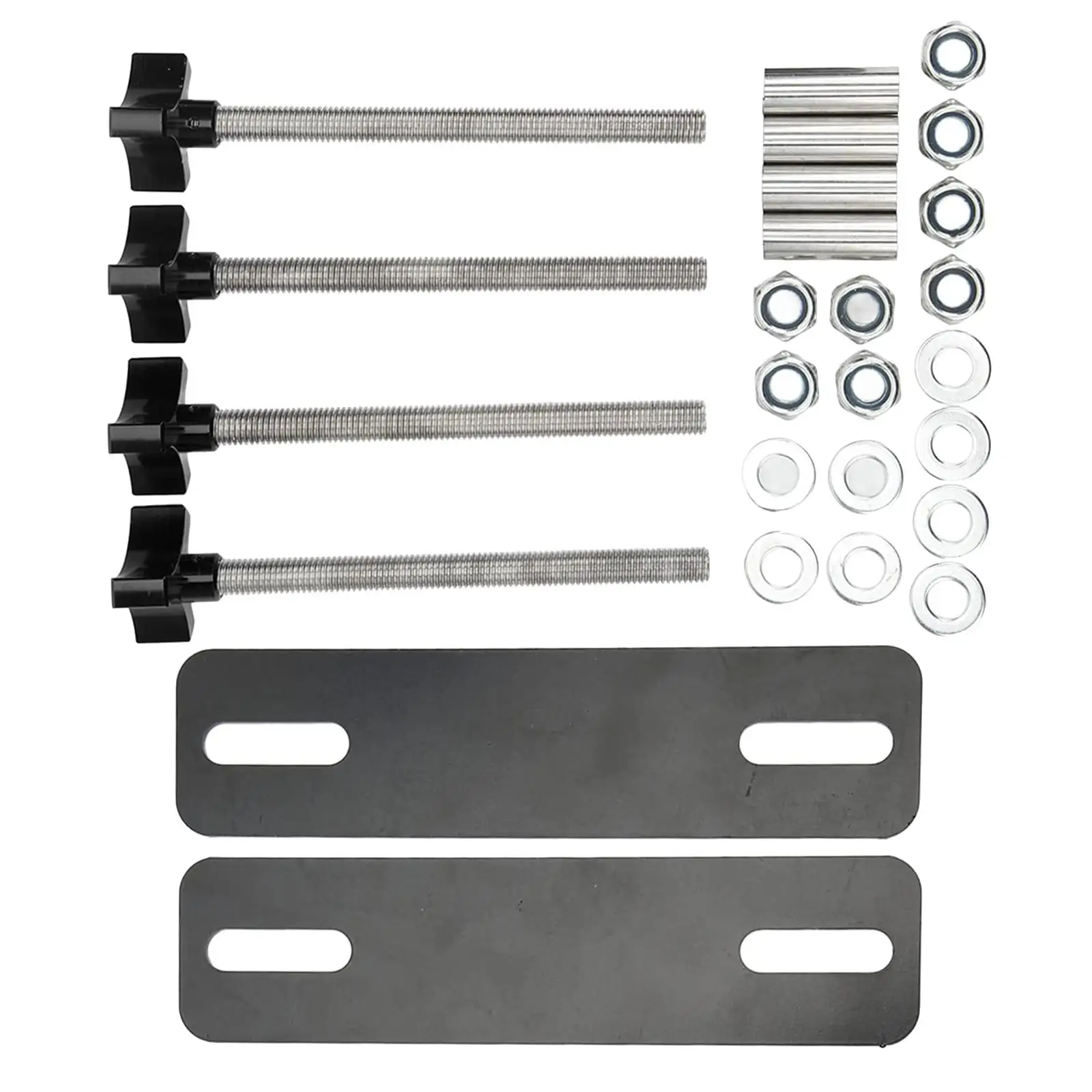 

Mounting Pins Kit 12-17cm Hole Pitch Hard Traction Plate for All Recovery Tracks Sturdy Vehicle Durable Car Bracket Set Support