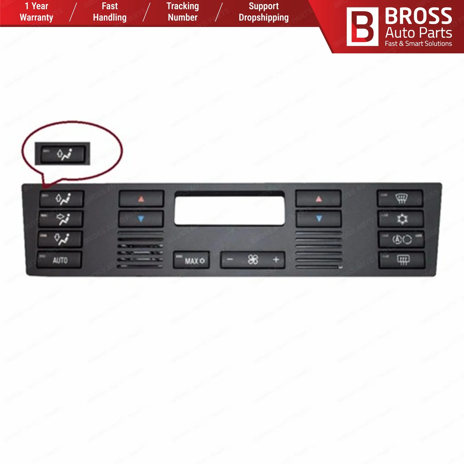 BDP88 1 шт. обогреватель климат контроль переключатель кондиционера крышка #1 для BMW 5