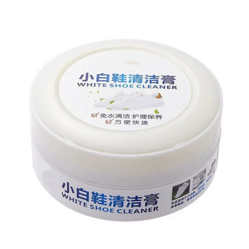 

White Shoes White Shoe Cleaning Cream Solid Paste Detergent Wash-free Shaking Sound To Remove Stubborn Stains Multifunctional