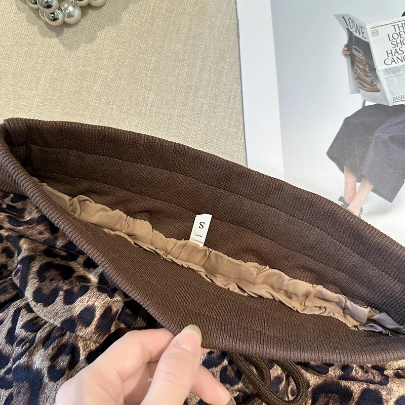 Пышная короткая юбка с оборками и на шнурке для женщин новинка зимы 2025 года