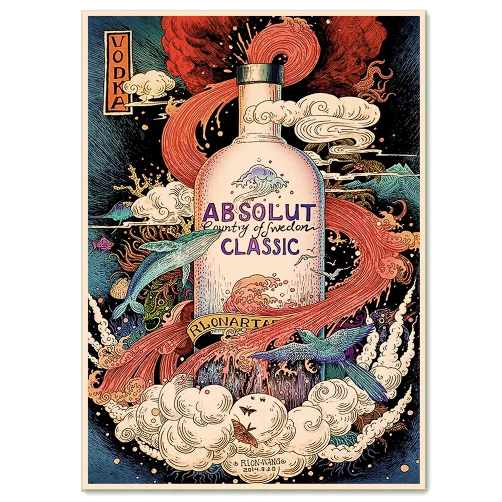 Японский тату-дизайн укиё-э художественные картины Декор для дома бара кафе