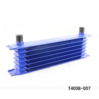blue oil cooler car oil cooler modified oil cooled 7 row oil radiator interface an8 auto replacement parts