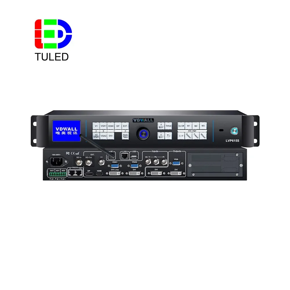 VDWall Профессиональный бесшовный переключатель LVP615s HD светодиодный