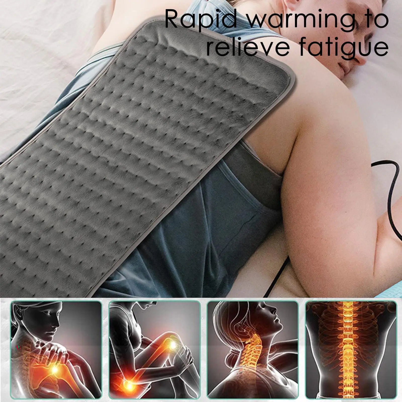 

Electric Blankets For Beds Heating Pad Electric Therapeutic Heat Cushion Relaxing Muscle Tension Pain Relief Back-neck Us/e J5m1