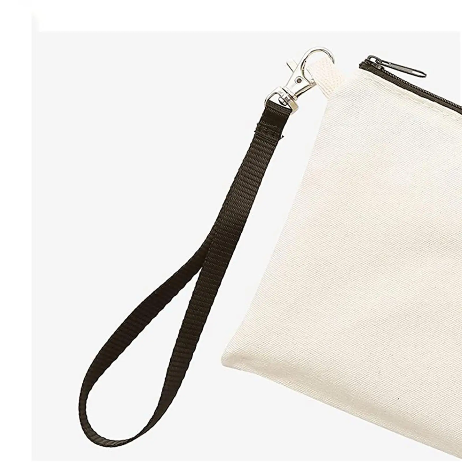 

10Pcs Canvas Blank Pencil Bags Heat Transfer Cosmetic Bags Women Christmas