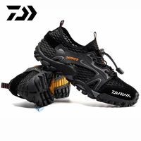 daiwa mens mesh breathable water shoes beach non slip outdoor sports barefoot sneakers hiking fishing wading shoes sneakers