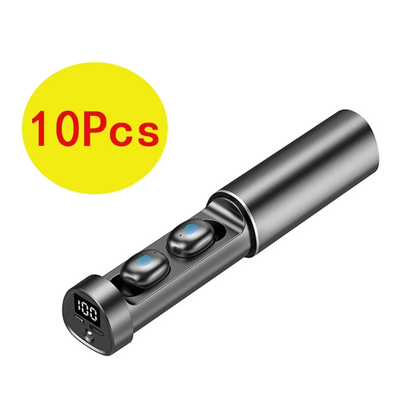 

10 шт., водонепроницаемые спортивные наушники-вкладыши N21 TWS