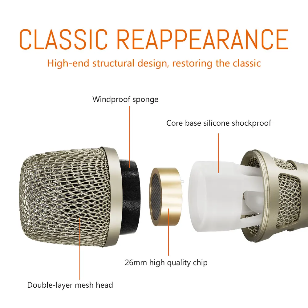 Проводной ручной микрофон KMS105