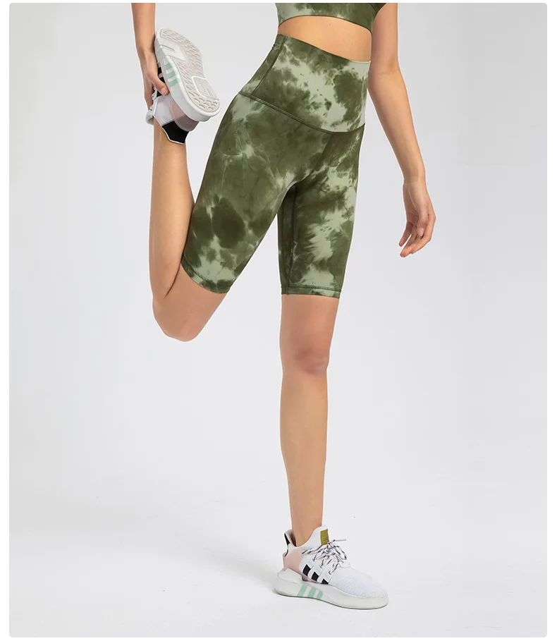 Gym Womens Clothing Yoga Fitness Sport Shorts Cycling Workout Leggings High Waist Women's Pants Seamless Leggings Sportswear