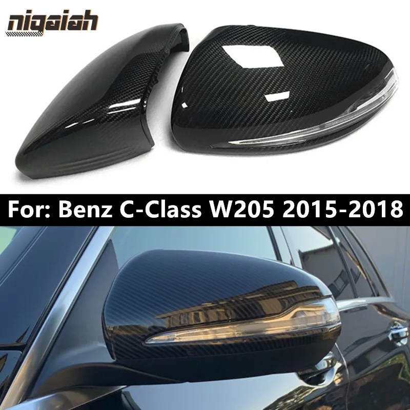 

Заглушки для зеркал заднего вида RHD из углеродного волокна для Mercedes Benz C-Class W205 E W213 GLC-Class X253 S Class W222