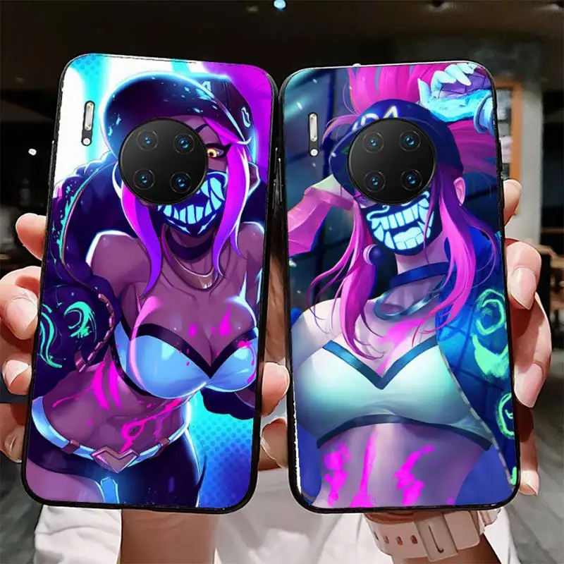 Телефонный чехол LOL-KDA Ahri Akali Kaisa для Huawei Mate 20 10 9 40 30 lite pro X Nova 2 3i 7se