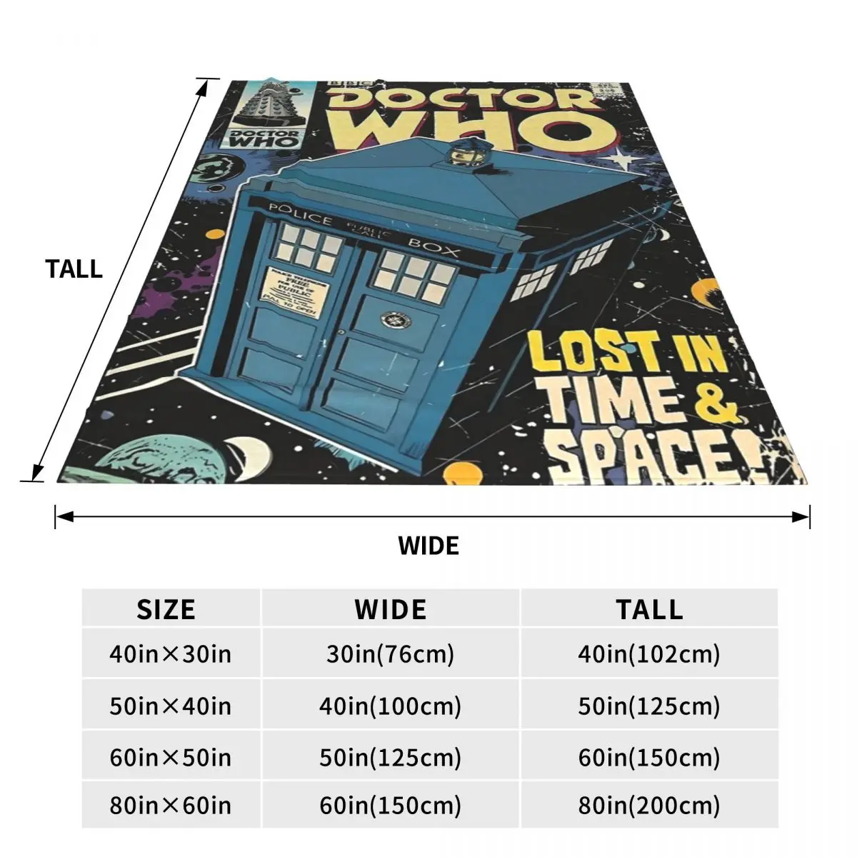 Винтажный чехол с изображением комикса доктора-потерянного во времени и