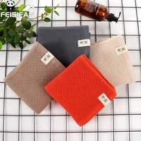 simple japanese style gauze cotton honeycomb breathable towel home absorbent lint free face towel unisex bathroom acccessories