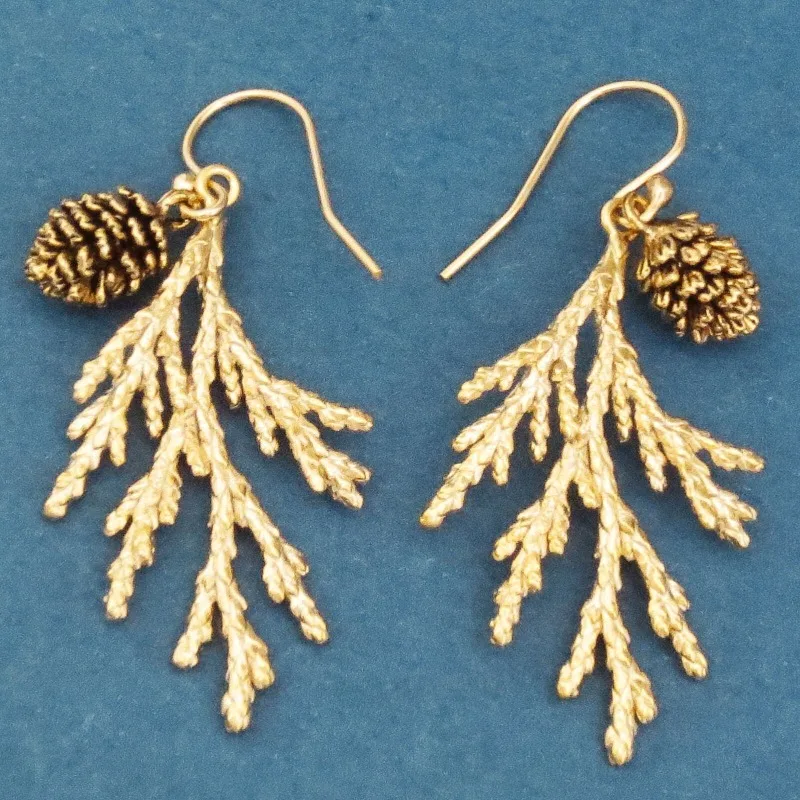 

Vintage Creative Branch Leaf Earrings Personalized Fashion Pineapple Accessories Earrings