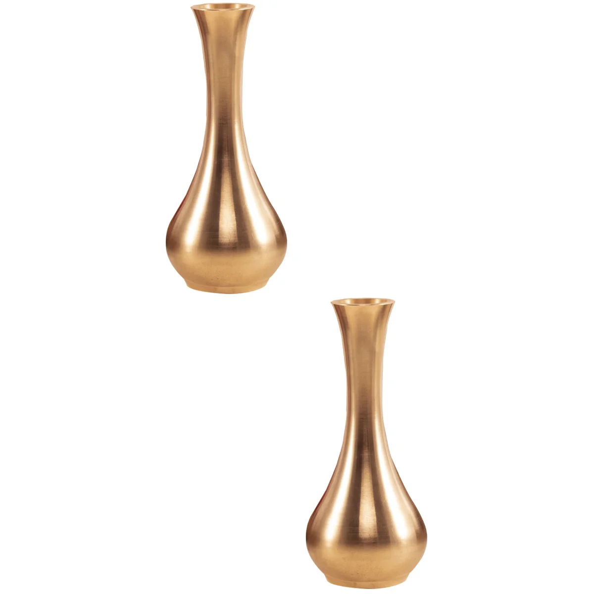 

Vase Flower Mini Vases Home Desktop Decor Metal Smallbud Delicate Copper Elegant Driedcontainer Farmhousesimple Tall Flowers
