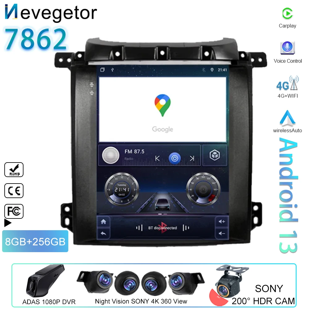 Автомагнитола для KIA Sorento 2004-2008 9 7 дюйма GPS-навигация мультимедийный видеоплеер
