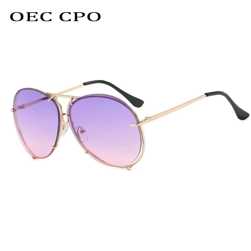 Женские солнцезащитные очки-пилоты для женщин и мужчин большие зеркальные очки с