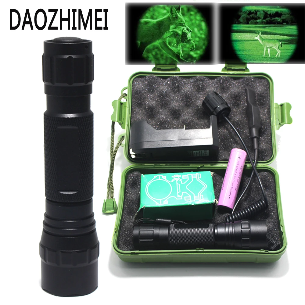 

Portable Mini LED Torch White/ Green/Red Zoom 18650 Tactical light 5000 Lumens XM-L L2 Adjustable Zoomable Hunting Flashlight
