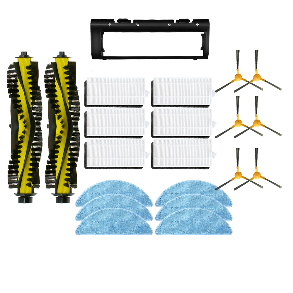

Roller Brush Mop Cloth Filter For Neatsvor X500 X520 X600 Pro Tesvor X500 T8 S6 Ikhos Create NetBot S15 Vacuum Cleaner Parts
