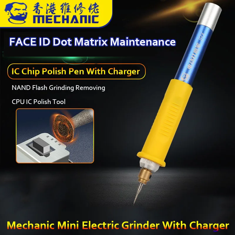 

Mechanic Mini Electric Grinder Engraving Pen Motherboard Polishing Cutting NAND Flash Grinding Removing CPU IC Polish Tool