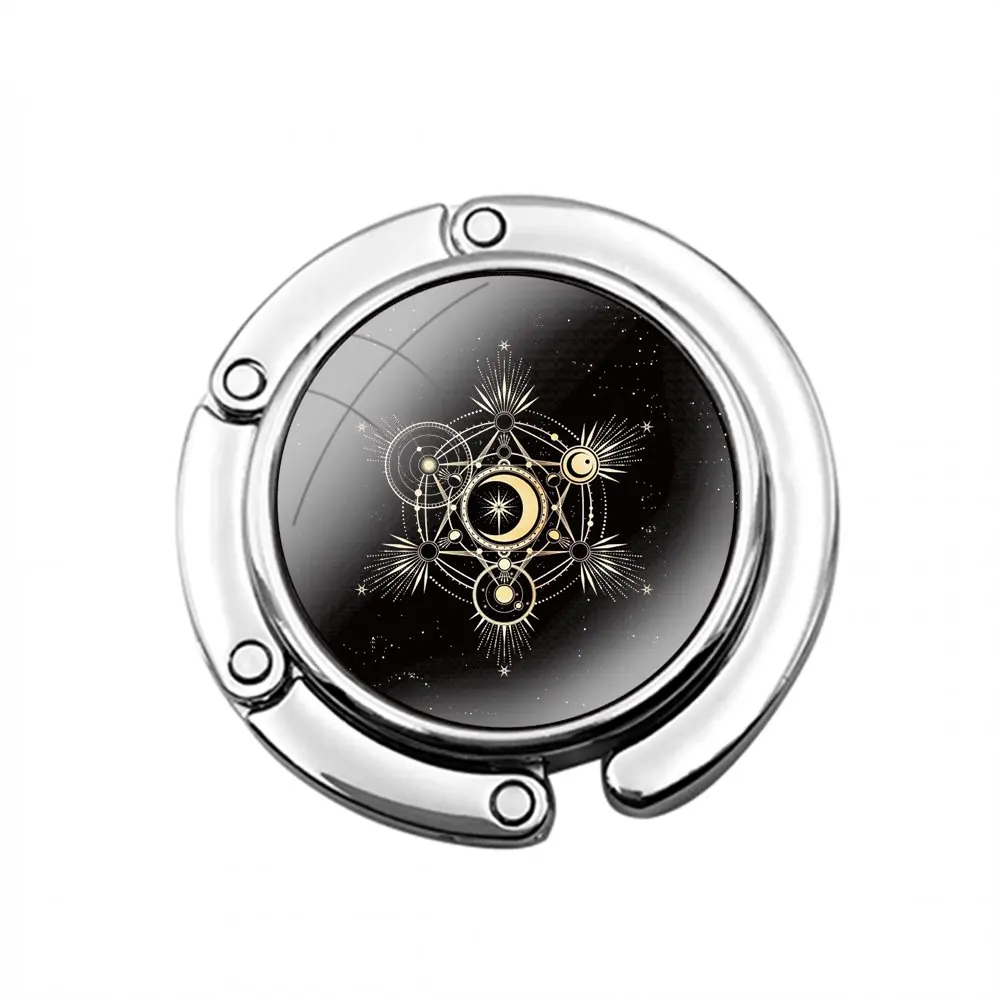 Гигантский складной кошелек Таро августа Луна крючок для женского стола сумка