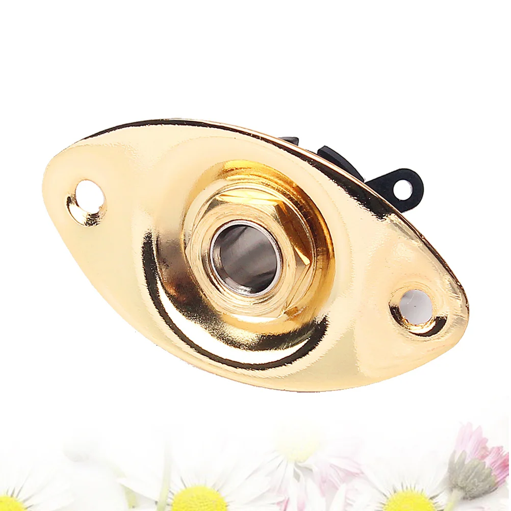 Внутренний 1/4-дюймовый овальный гитарный звукосниматель выходной вход разъем 635