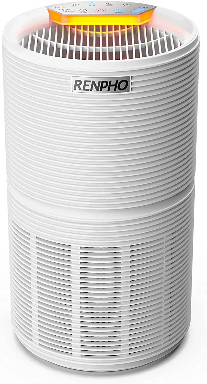 

Air Purifier Air Cleaner for Home Large Room 600 Sq.ft, HEPA Filter Odor Eliminators for Smoke Odors Dust Pollen Pets Dander