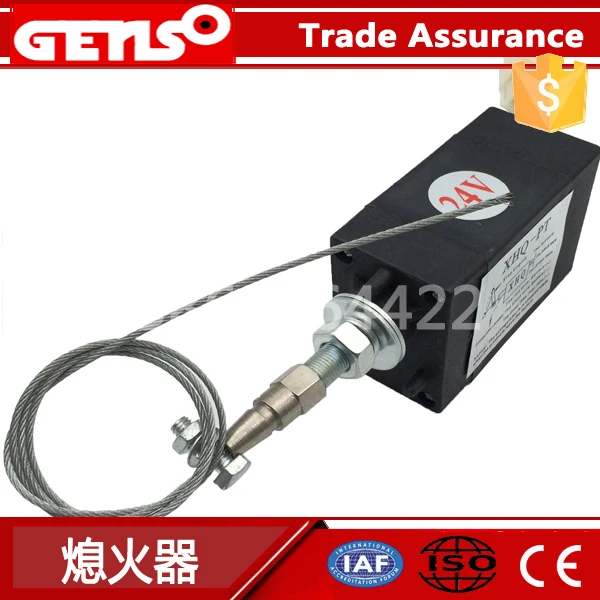 

Generator flameout stop solenoid valve is energized and pulled, control shutdown device is de-energized and pulled XHQ-PT