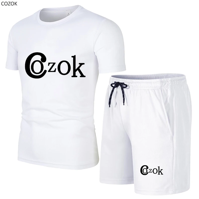 

Men's Mesh Shorts Set Men's Women's Navy Summer Breathable Aoeck T-shirt Shorts Men's Brand Running Basketball Short sleev