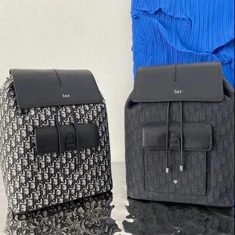 

New Fashion Brand Leather Men's Xior Backpack Classic Simple Fashion Travel Flip Casual Student Bag