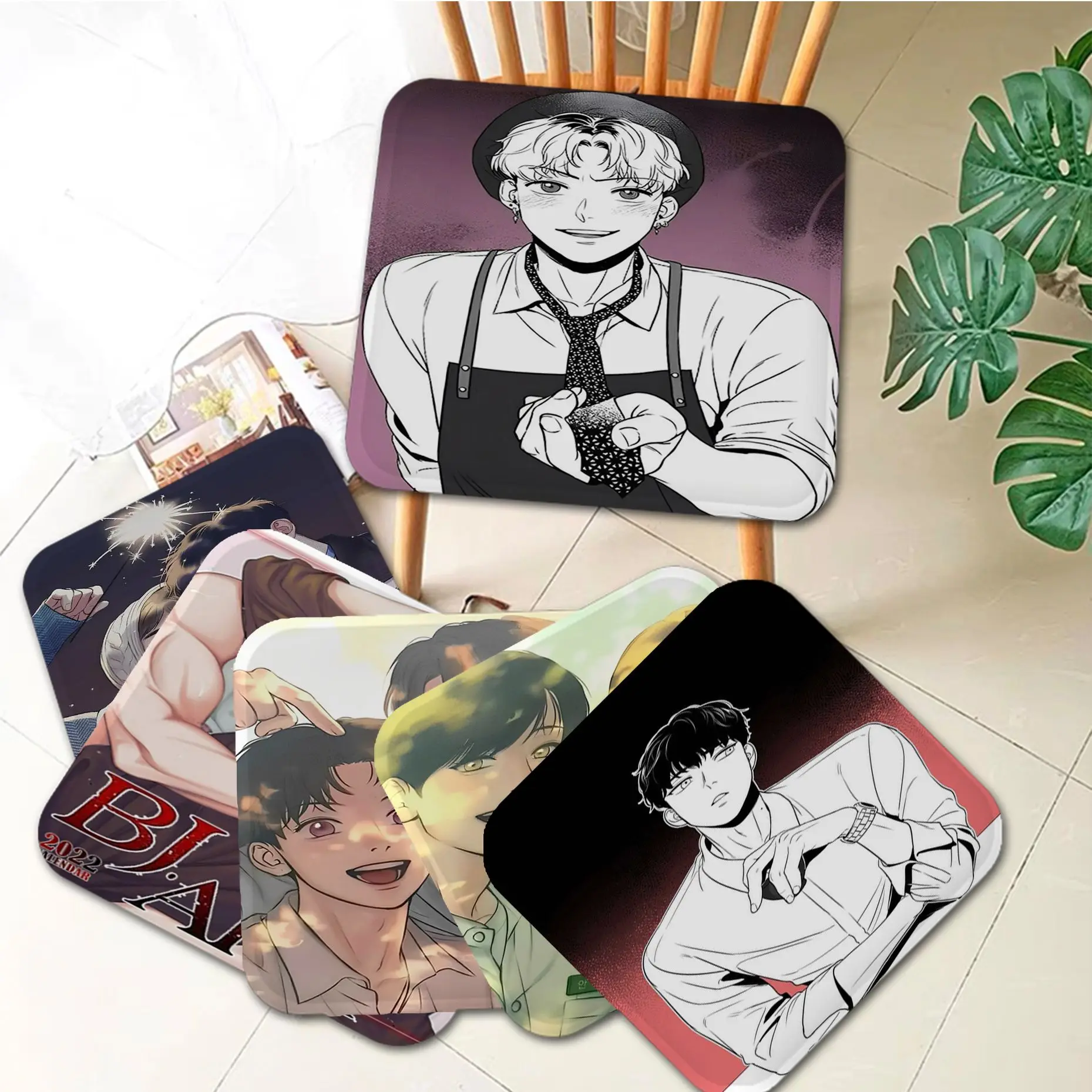 

BANDAI Anime Bj Alex Four Seasons Meditation Cushion Stool Pad Dining Chair Tatami Seat Cushion Anti-Slip Cushion Pads