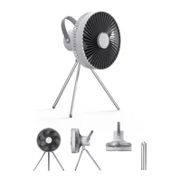 2022 home appliance portable cordless air cooling tripod fans table desktop using rechargeable circulator outdoor camping fan